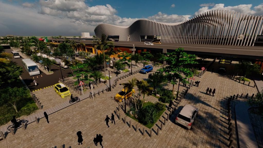 mayan train station in playa del carmen