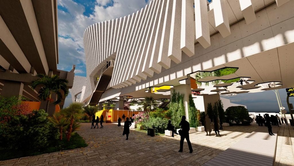 mayan train station in playa del carmen