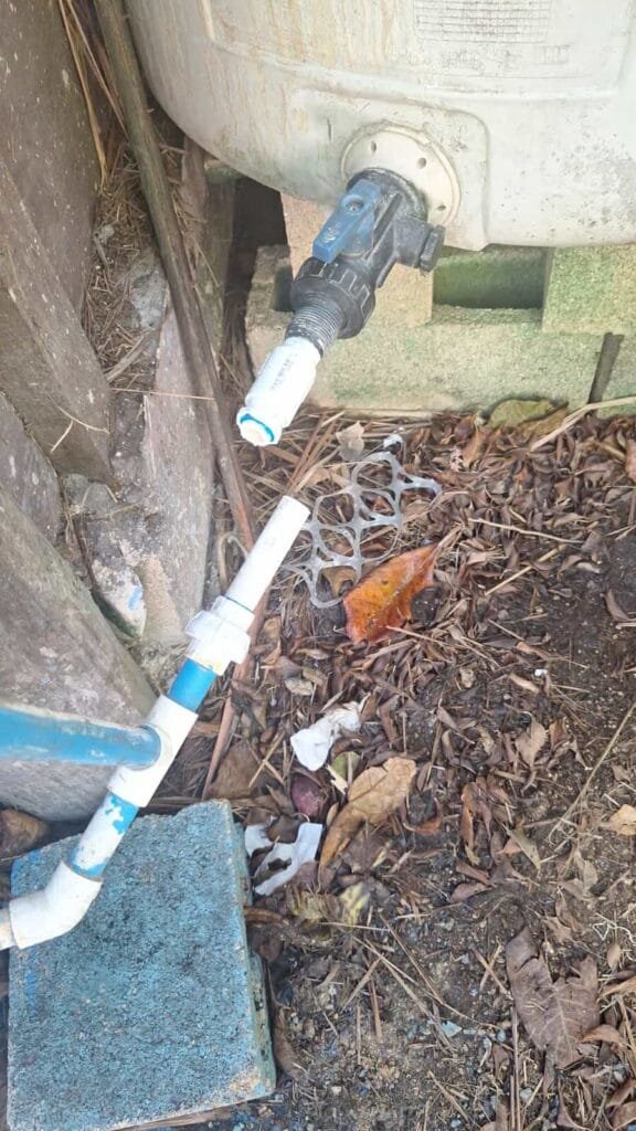water line severed by landlord