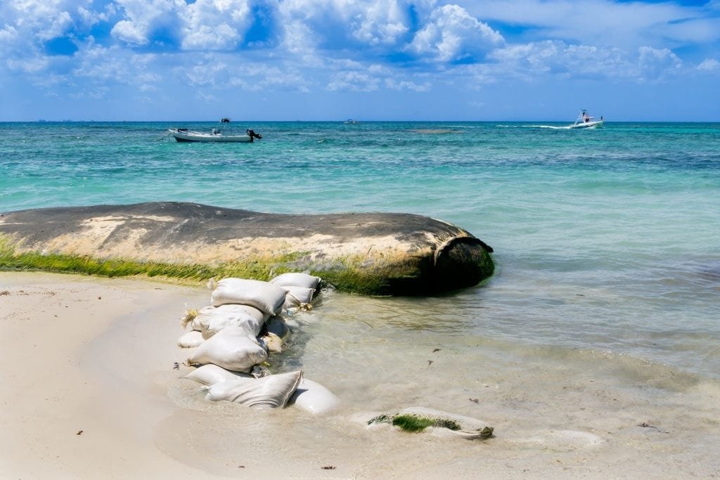 geotubes to prevent beach erosion