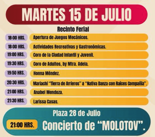 Feria del Carmen 2025 Playa del Carmen