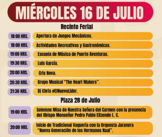 Feria del Carmen 2025 Playa del Carmen