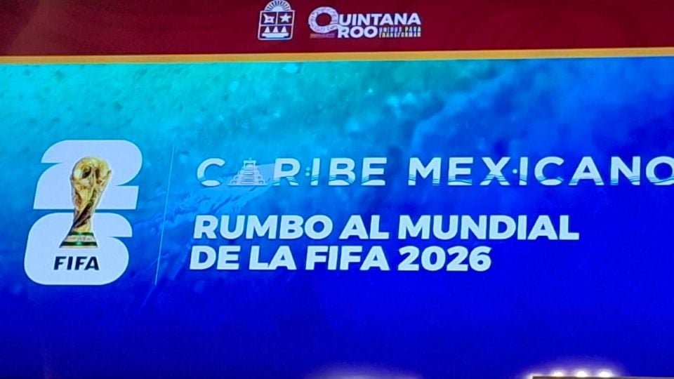 promotional image for the FIFA World Cup 2026 with logos and text in Spanish