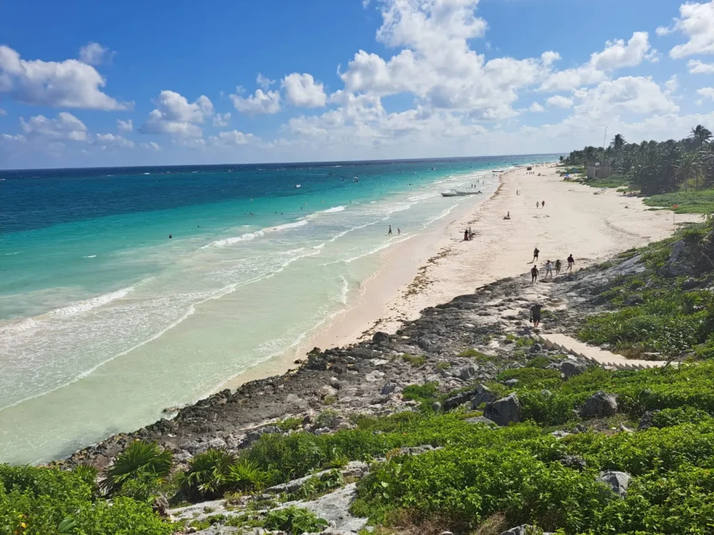 beach access in tulum