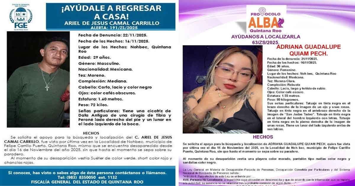 Image related to Caborca Cartel presence in Noh-Bec, Quintana Roo