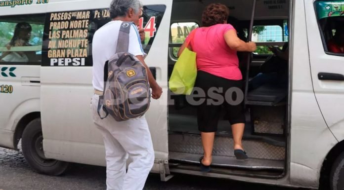 Public transport in Cancún with warning about illegal fare increases