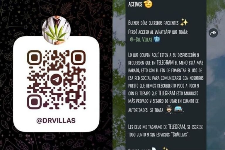 QR code for contacting doctor via Telegram and a message about communication options.