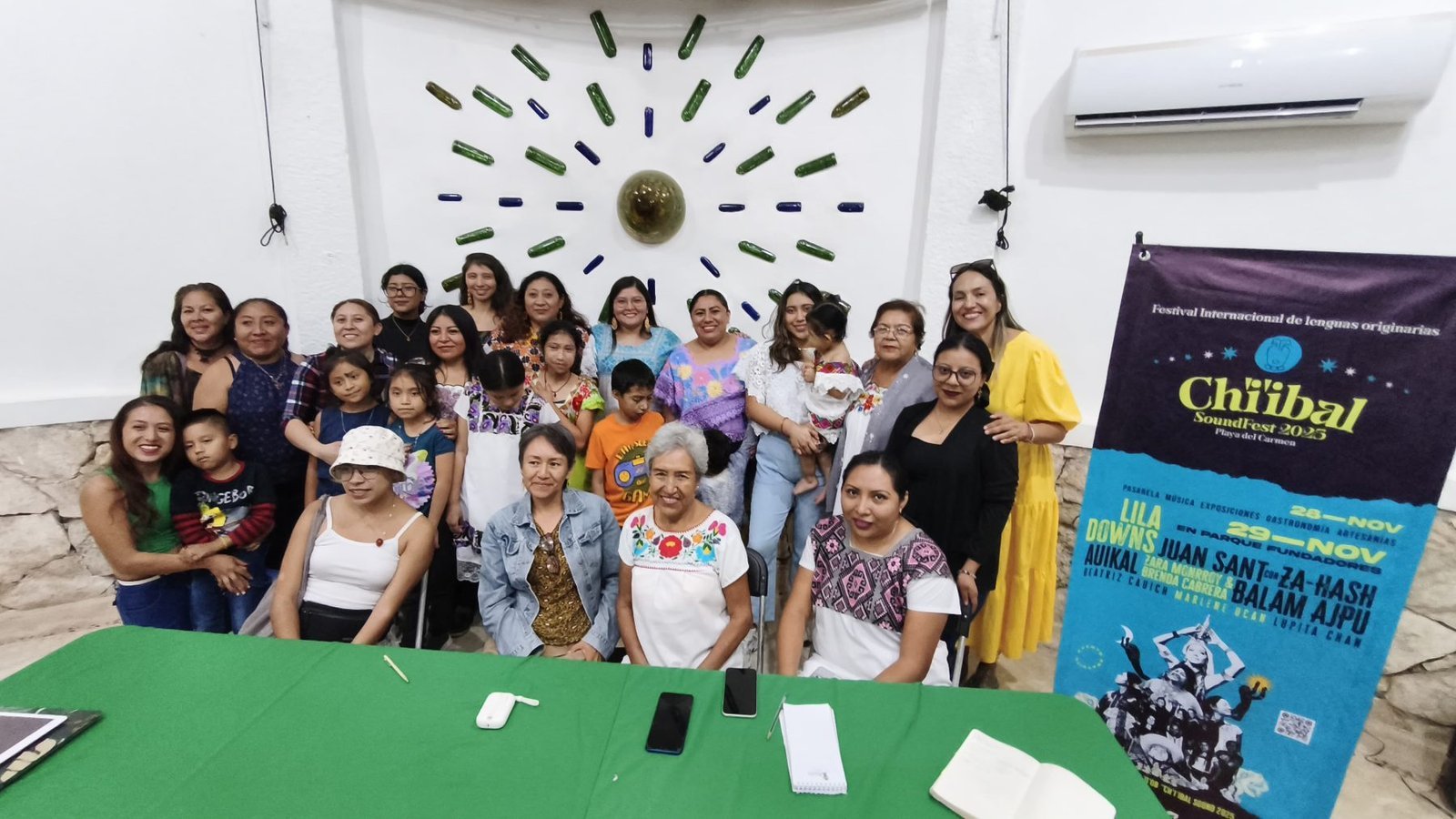 Participants at the Indigenous Women's Rights Forum in Playa del Carmen