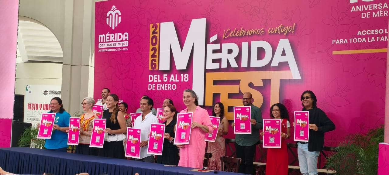 Image from Mérida Fest 2026 event preparations