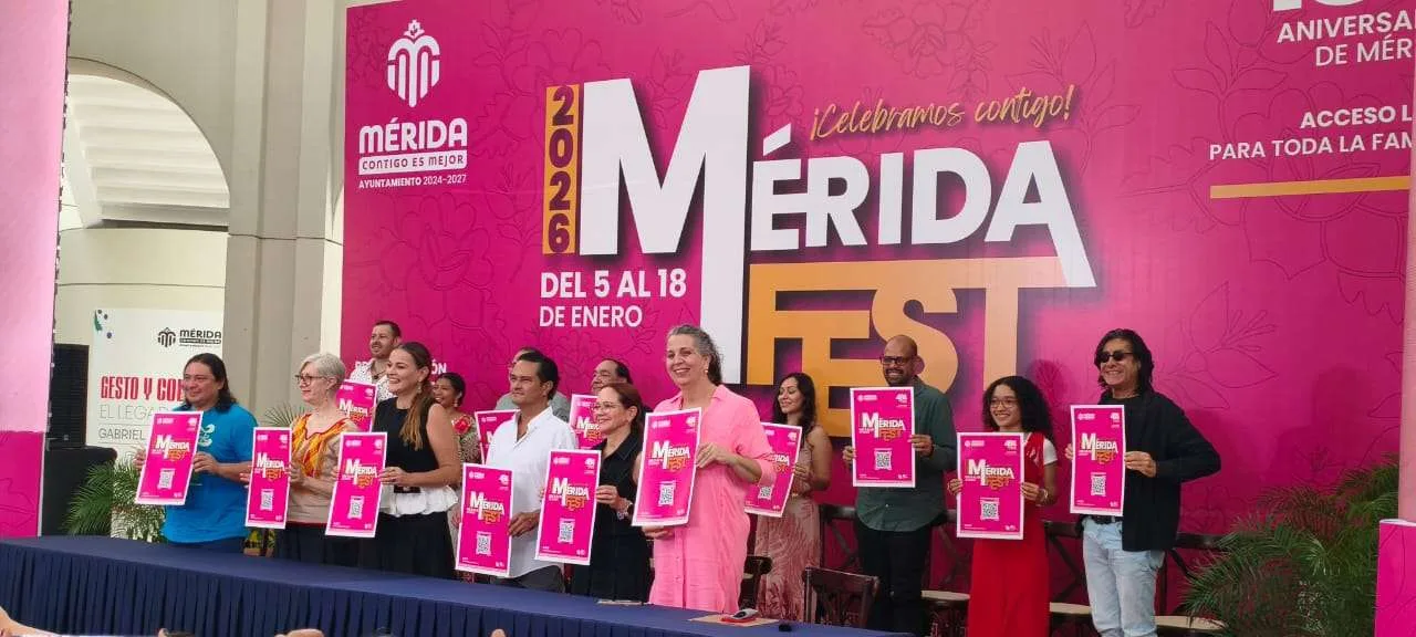 Image from Mérida Fest 2026 event preparations