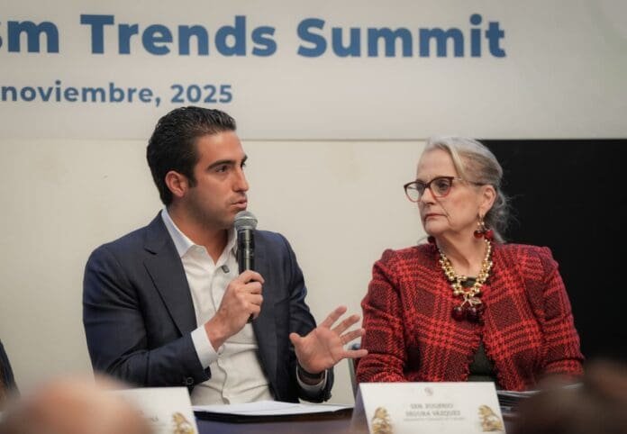 Senator Gino Segura discussing Mexico's airport connectivity to World Cup venues