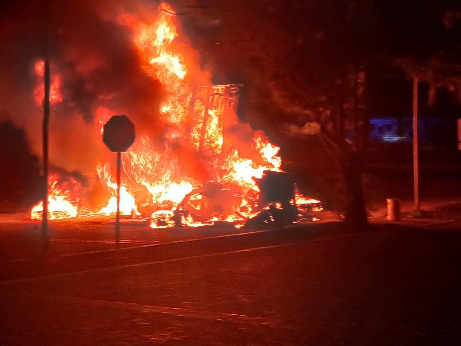 Crash on 307 near Playacar