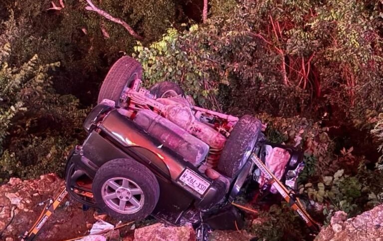 Emergency response at the scene of a fatal vehicle overturn on Highway 307