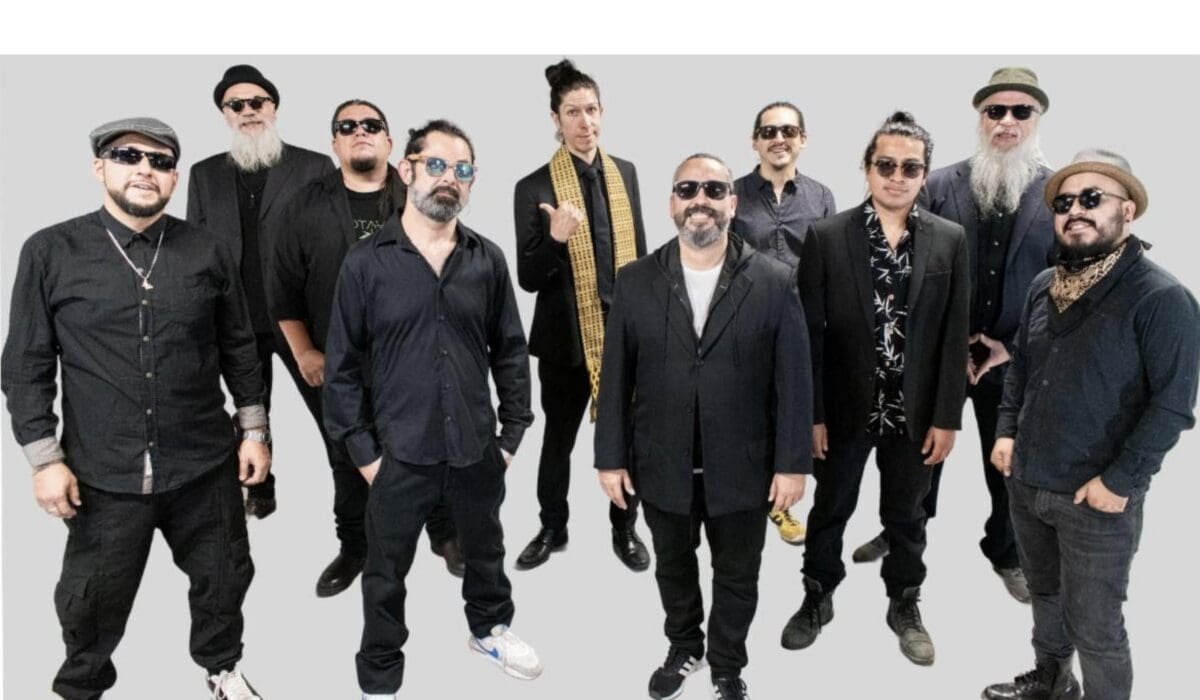 Mexican reggae band Antidoping performing live in Cancún