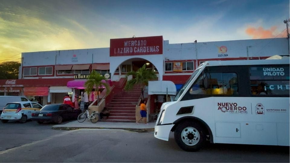 Map showing the new Calzada Veracruz bus route in Chetumal