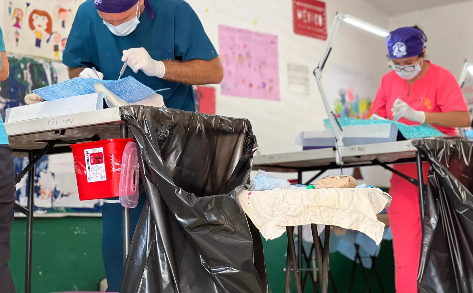 Exterior view of the Cancún Animal Welfare Center building