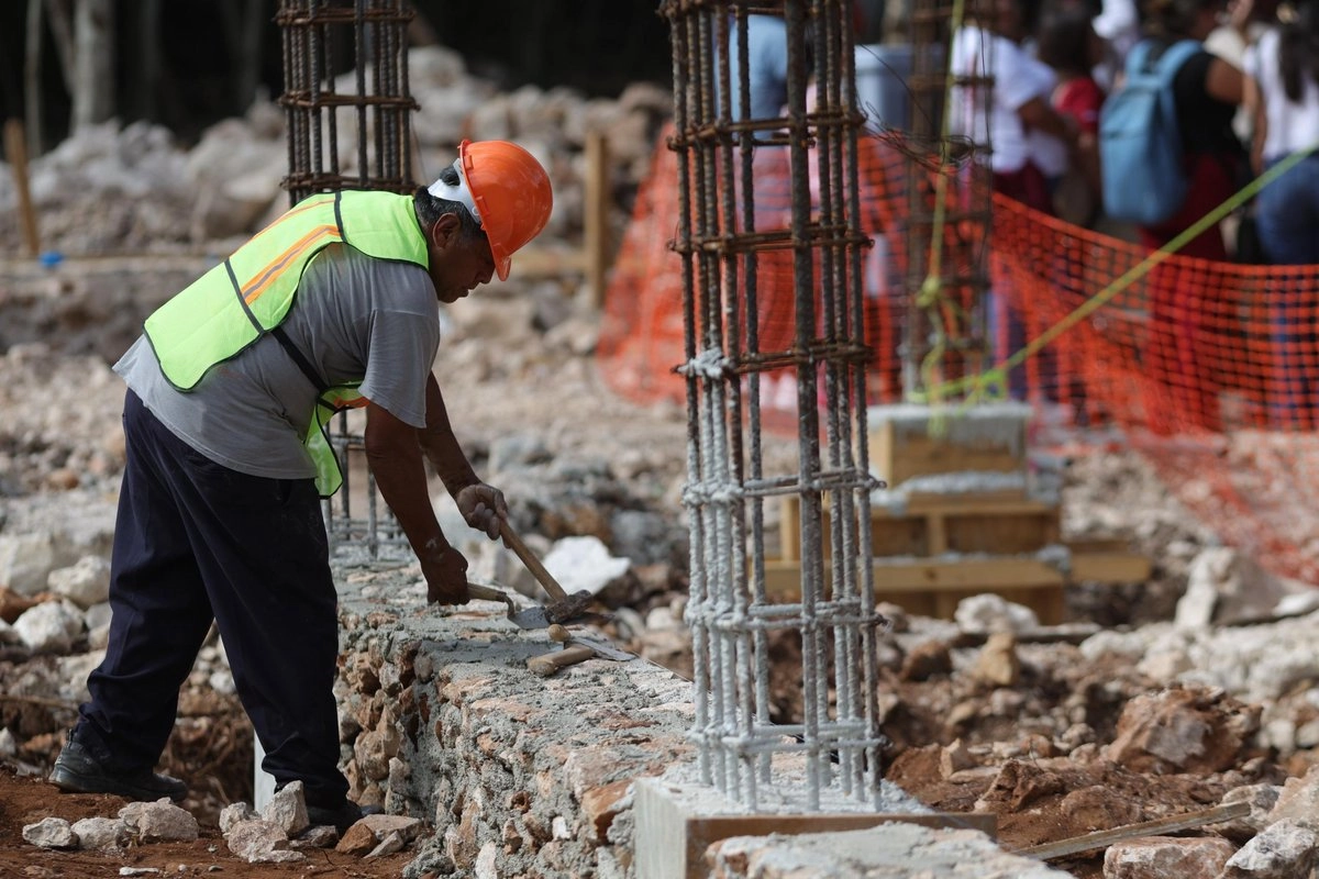 Construction site of the first PILARES center in Mérida, Yucatán