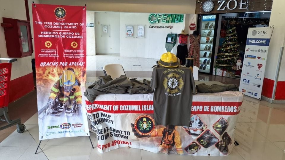 Presentation of the Cozumel Fire Department's Sixth Annual Fundraiser