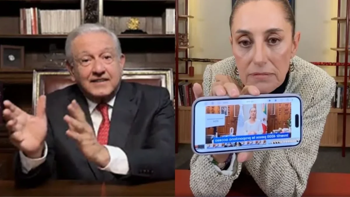 Illustration showing deepfake technology being used to manipulate images of public figures in Mexico