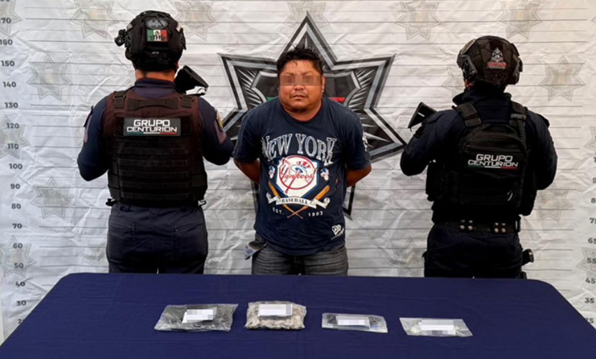 Authorities conducting drug seizure operation in Akumal, Tulum