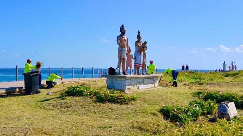 Sculpture park at Punta Sur in Isla Mujeres
