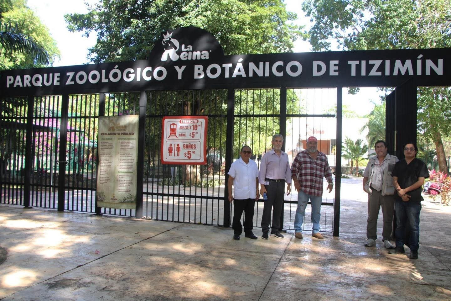 Exterior view of La Reina Zoo and Botanical Park in Tizimín