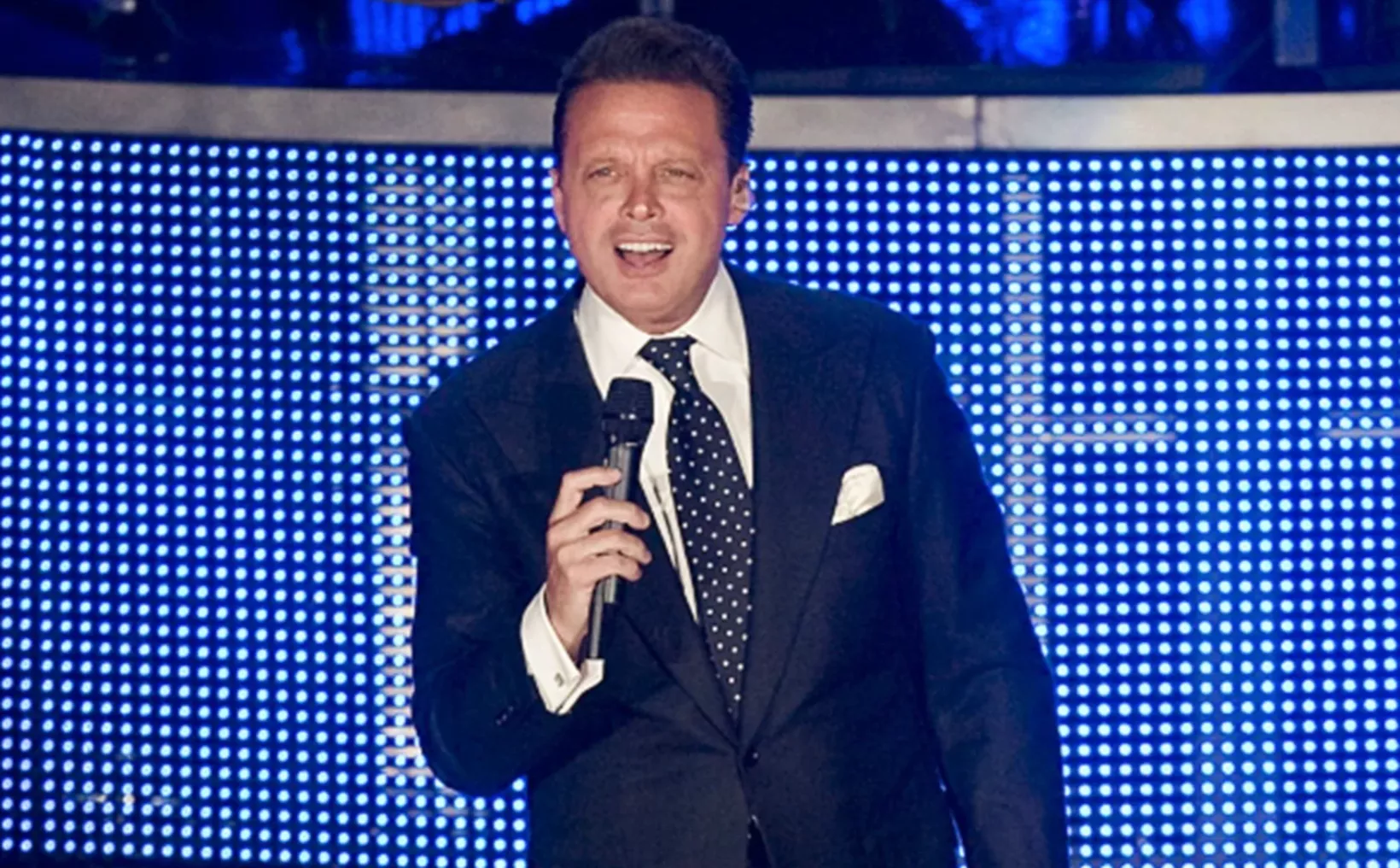 Luis Miguel performing live on stage