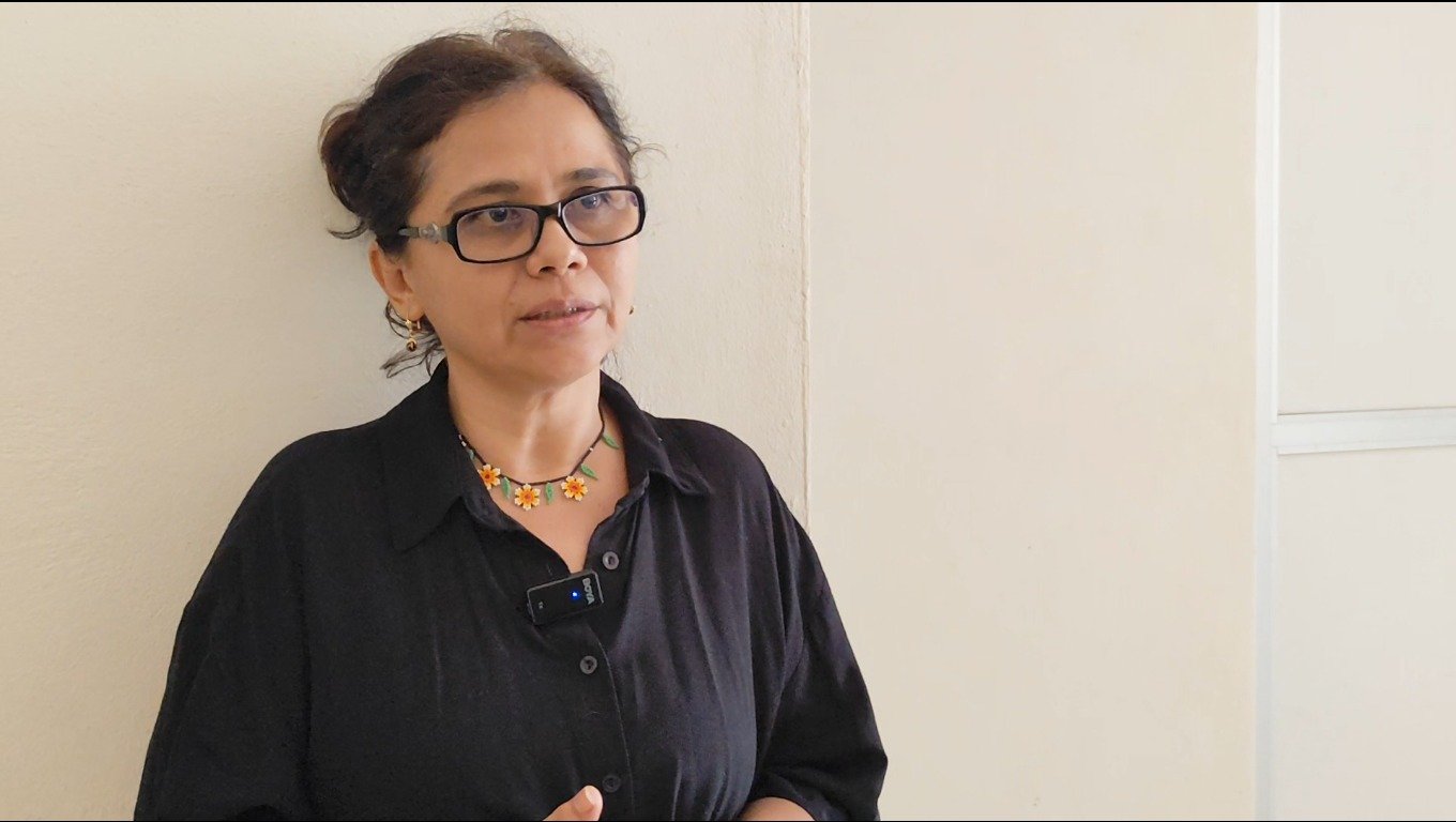 Illustration representing artificial intelligence and Mayan languages