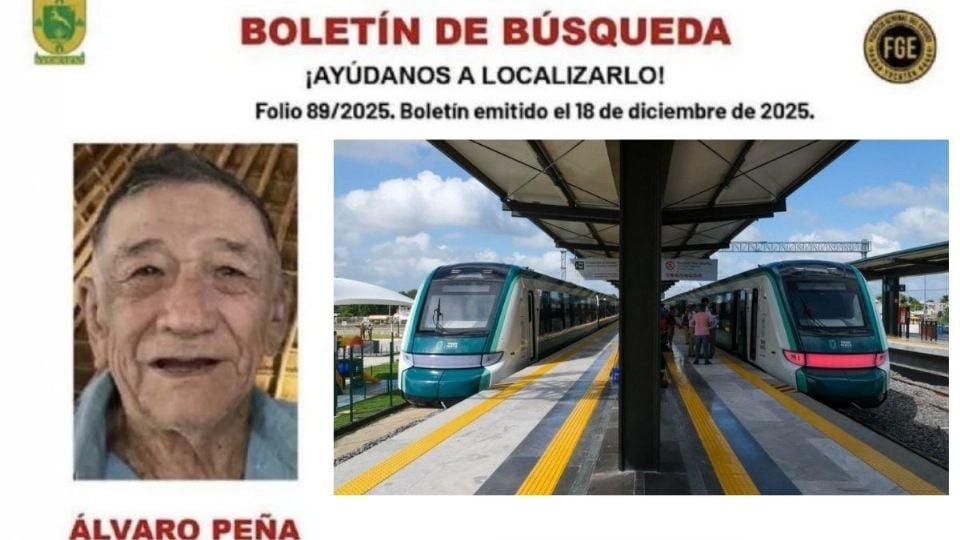 Maya Train accident site in Yucatán where elderly man was killed