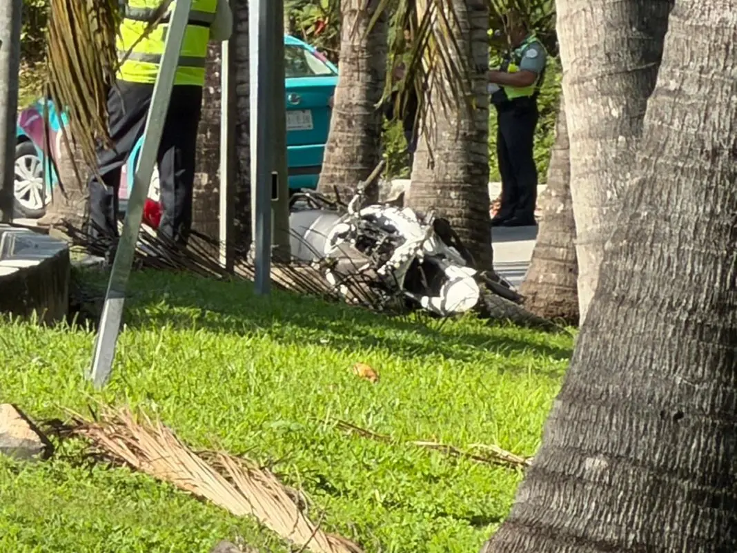 National Guard member's motorcycle involved in fatal accident on Cancún's Kukulcán Boulevard