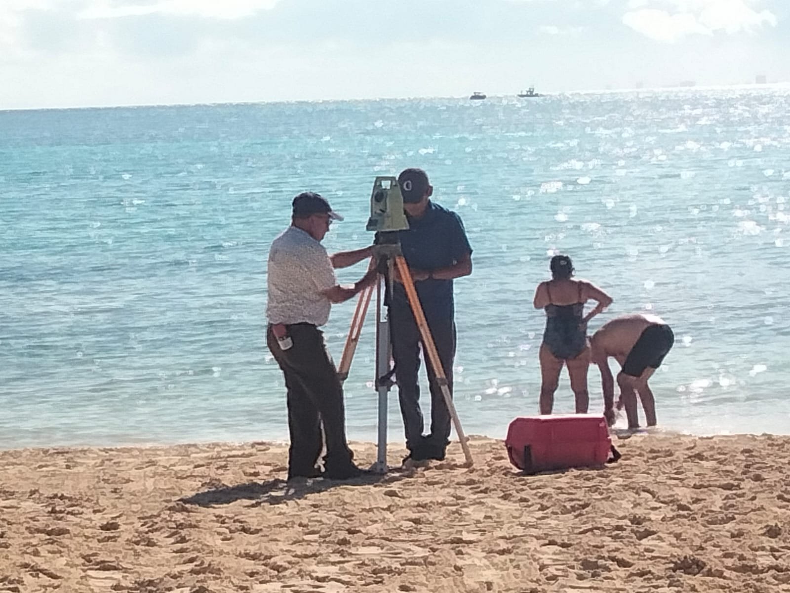 Aerial view of Playa 88 natural sanctuary showing coastal vegetation and water