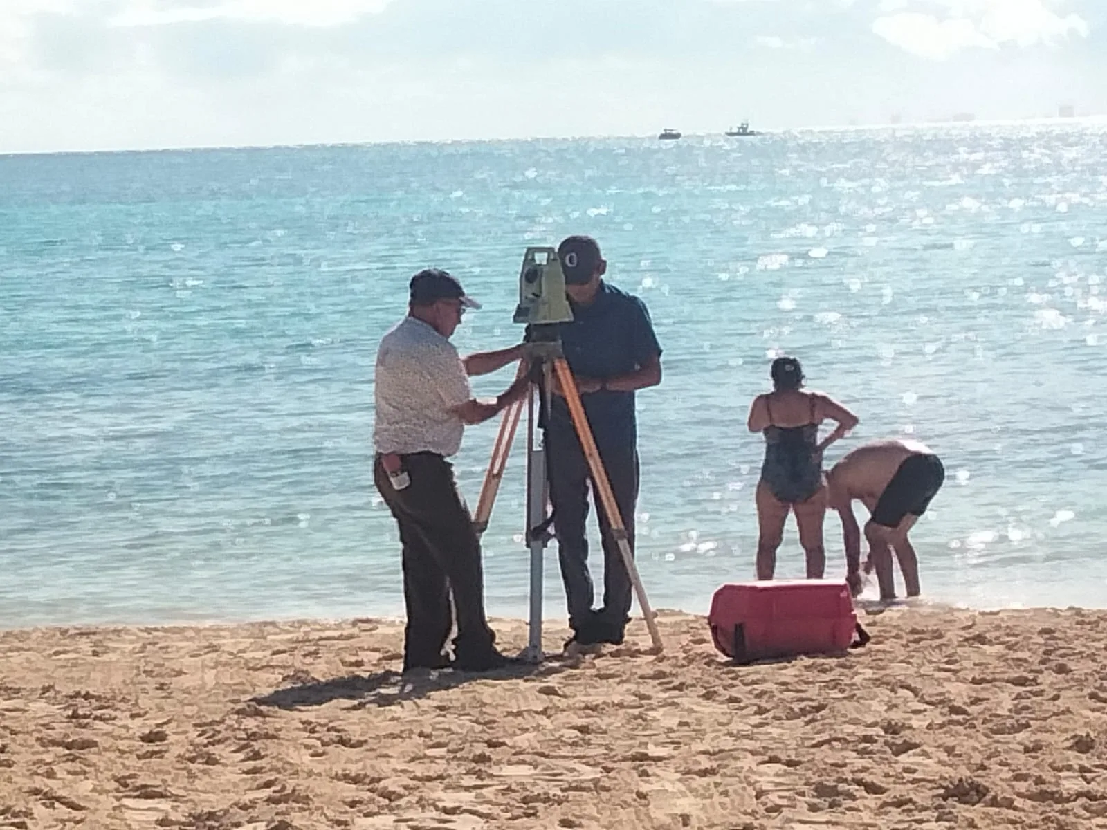 Aerial view of Playa 88 natural sanctuary showing coastal vegetation and water