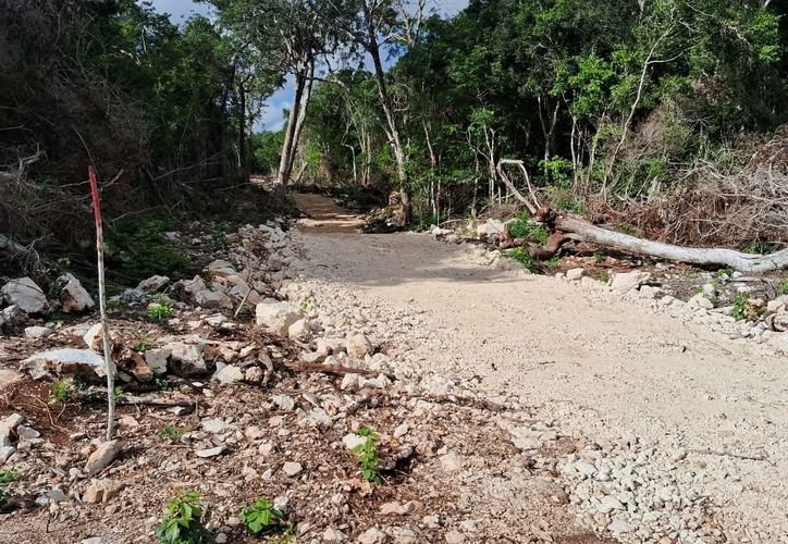 Map showing location of proposed industrial warehouses near jaguar corridor in Playa del Carmen