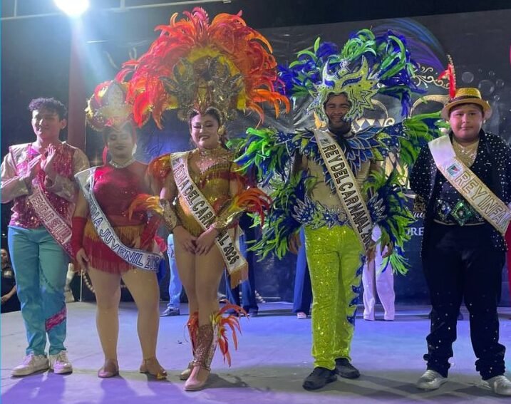Carnival 2026 royalty winners in Puerto Morelos