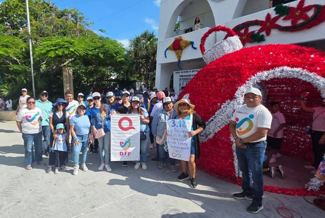 Verónica Lezama Espinosa announcing disability services in Quintana Roo