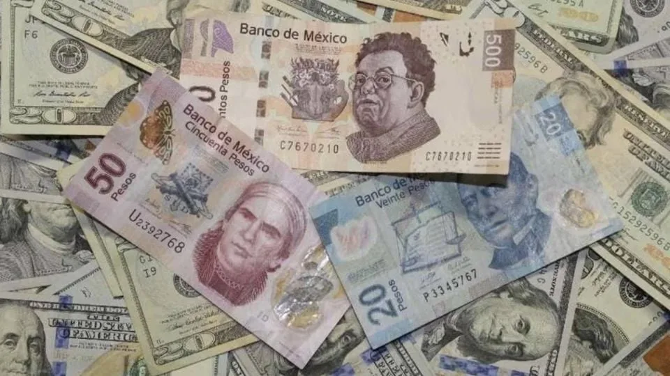 Graph showing decline in remittances to Mexico