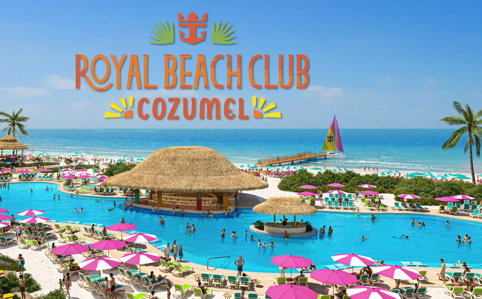 Royal Beach Club Cozumel project site rendering