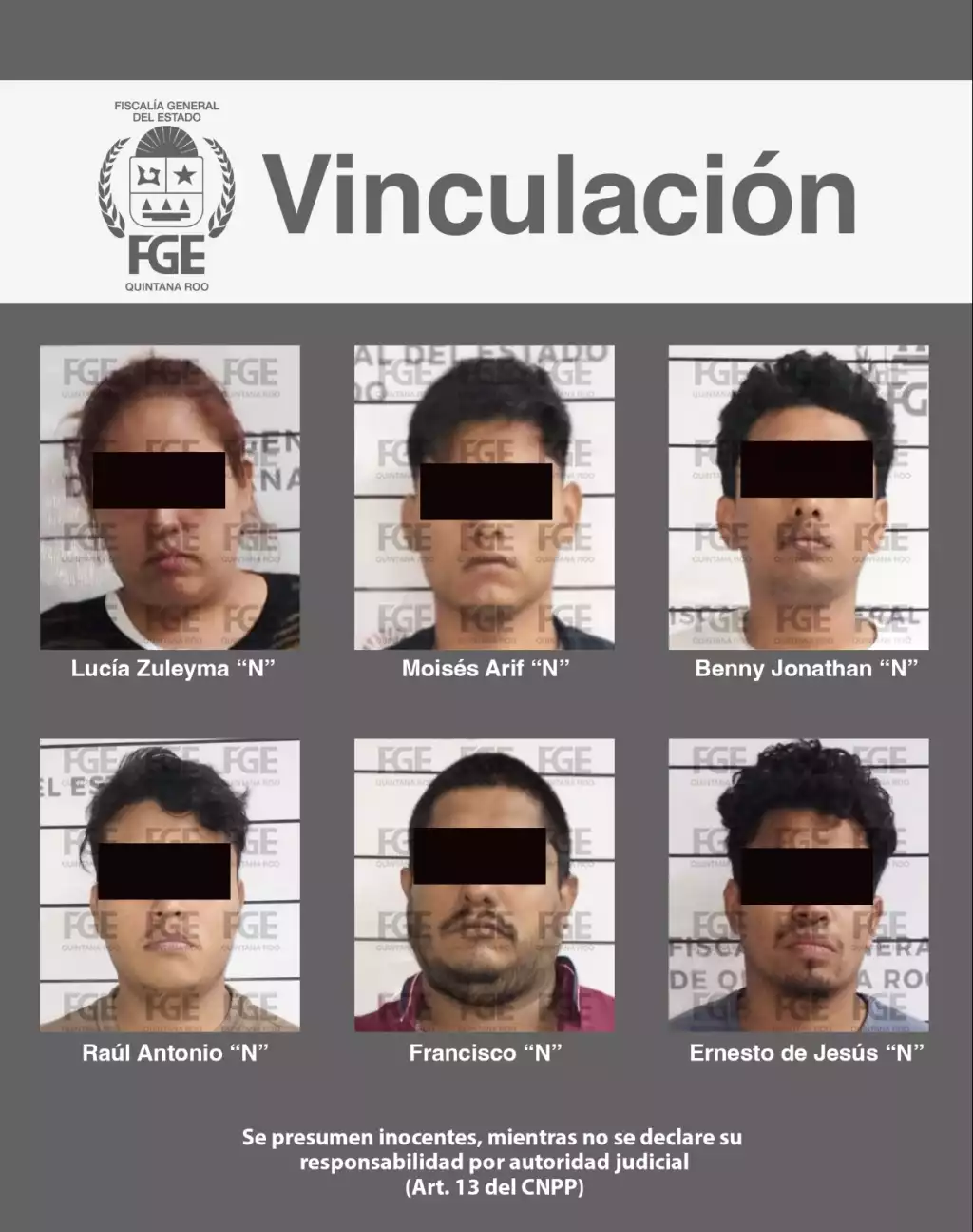 Six individuals linked to extortion charges against collective transport drivers in Cancún