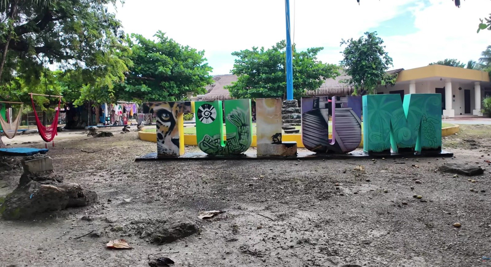 Empty beaches and deserted streets in Tulum during the tourism crisis