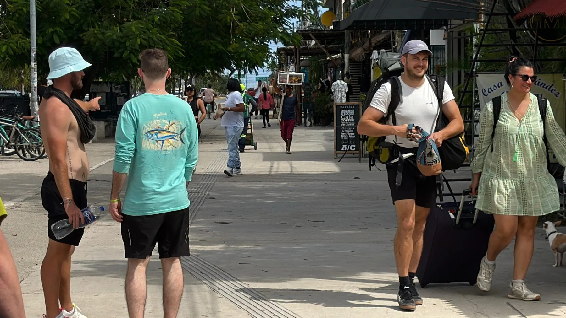 Business sector representatives discuss security in Tulum