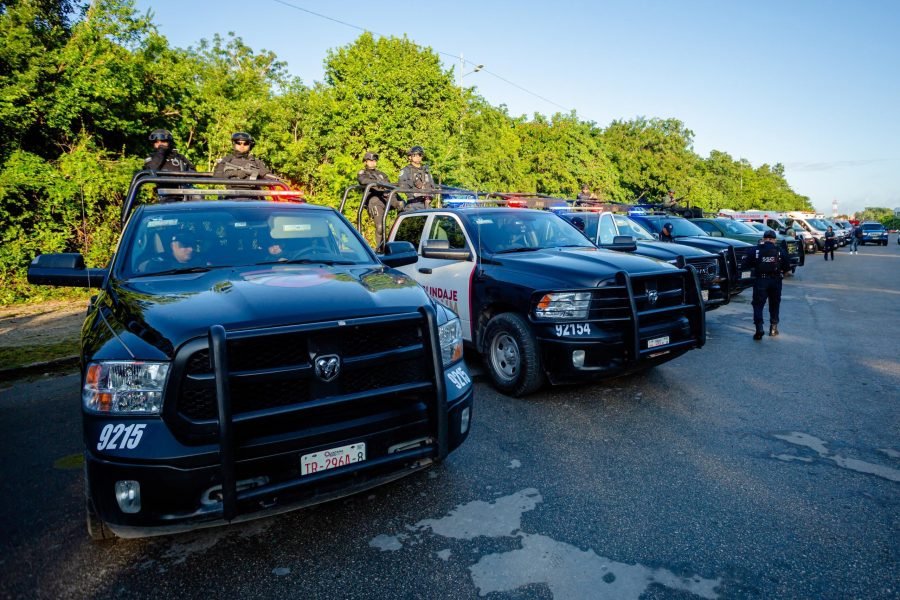 Exterior of the Tulum Public Security and Citizen Protection headquarters