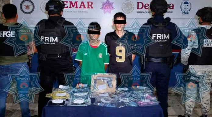 Two detainees presented for illegal deprivation of liberty in Cancún's Valle Verde neighborhood