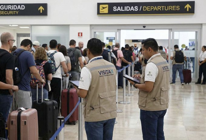 Graphic showing Visitax revenue shortfall in Quintana Roo