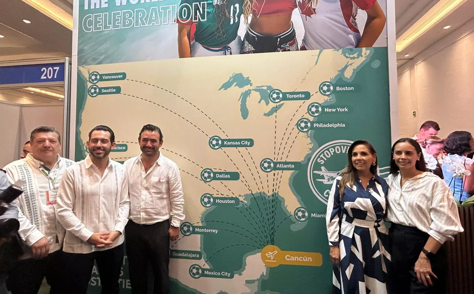 Cancún promotional campaign for 2026 World Cup tourism
