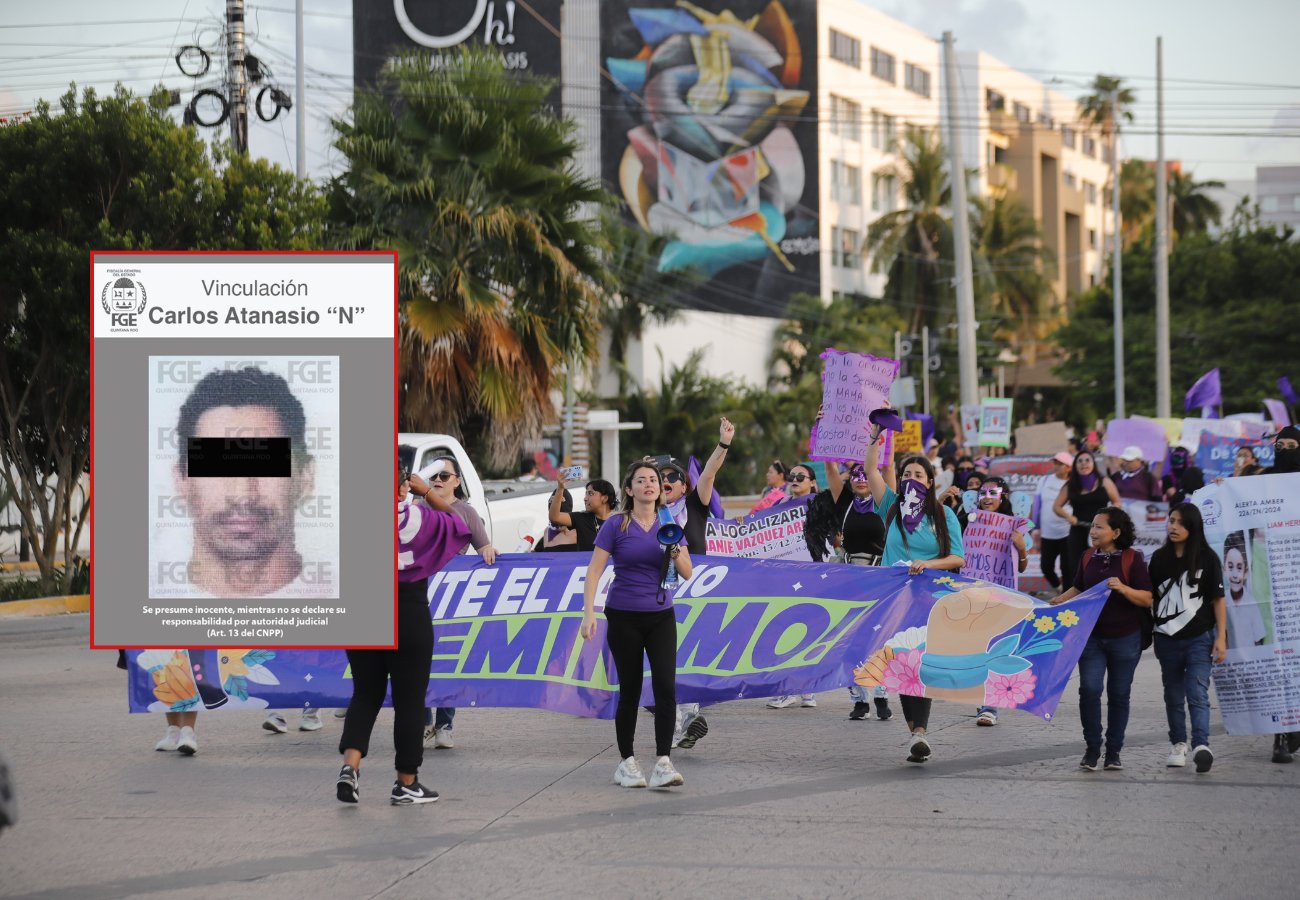 Carlos Anastasio 'N', father of the child, who fled after being linked to the process