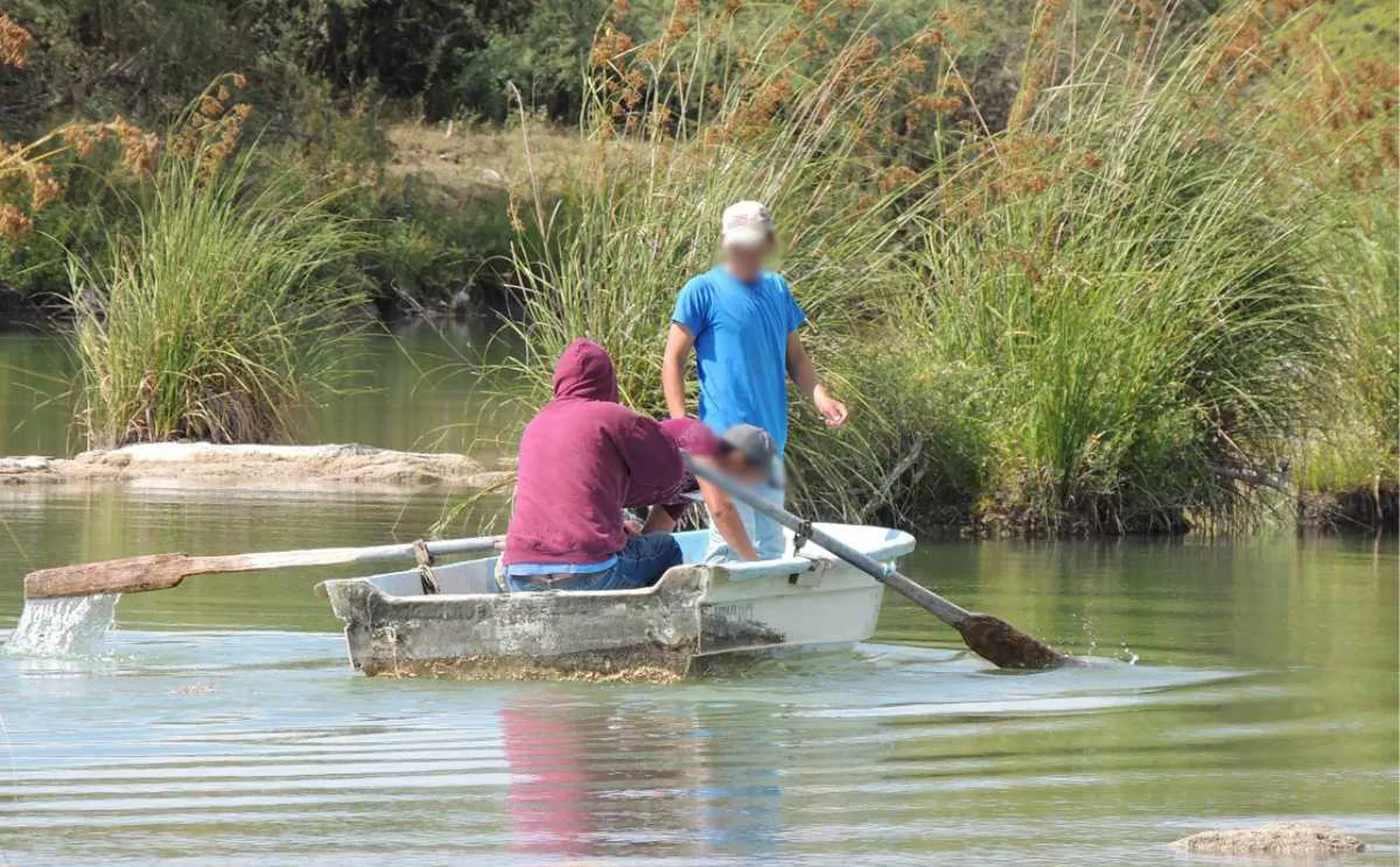 Aerial view of Chetumal Bay showing environmental changes