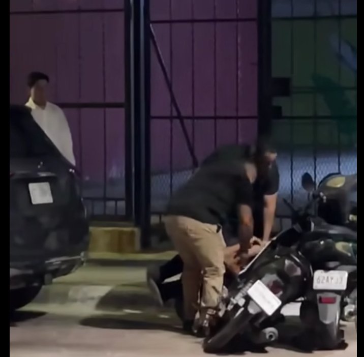 Scene from the alleged altercation at Metropolitan bar in Cozumel