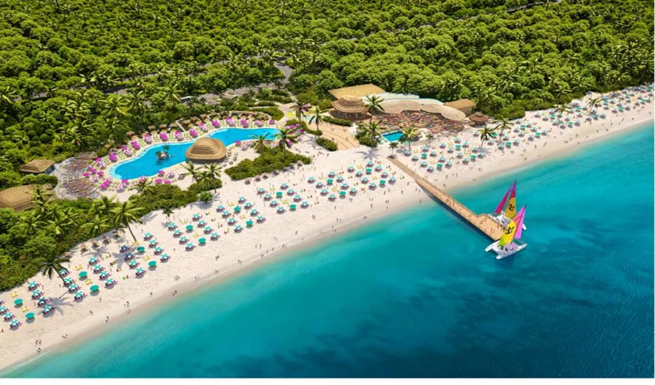 A view of Cozumel, illustrating the natural beauty locals seek to protect from the proposed Royal Caribbean beach club development.