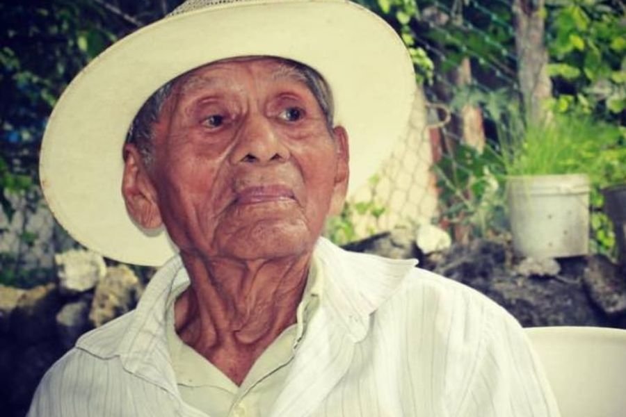 Don Donato Chan Moo, a 100-year-old repopulator of Tihosuco