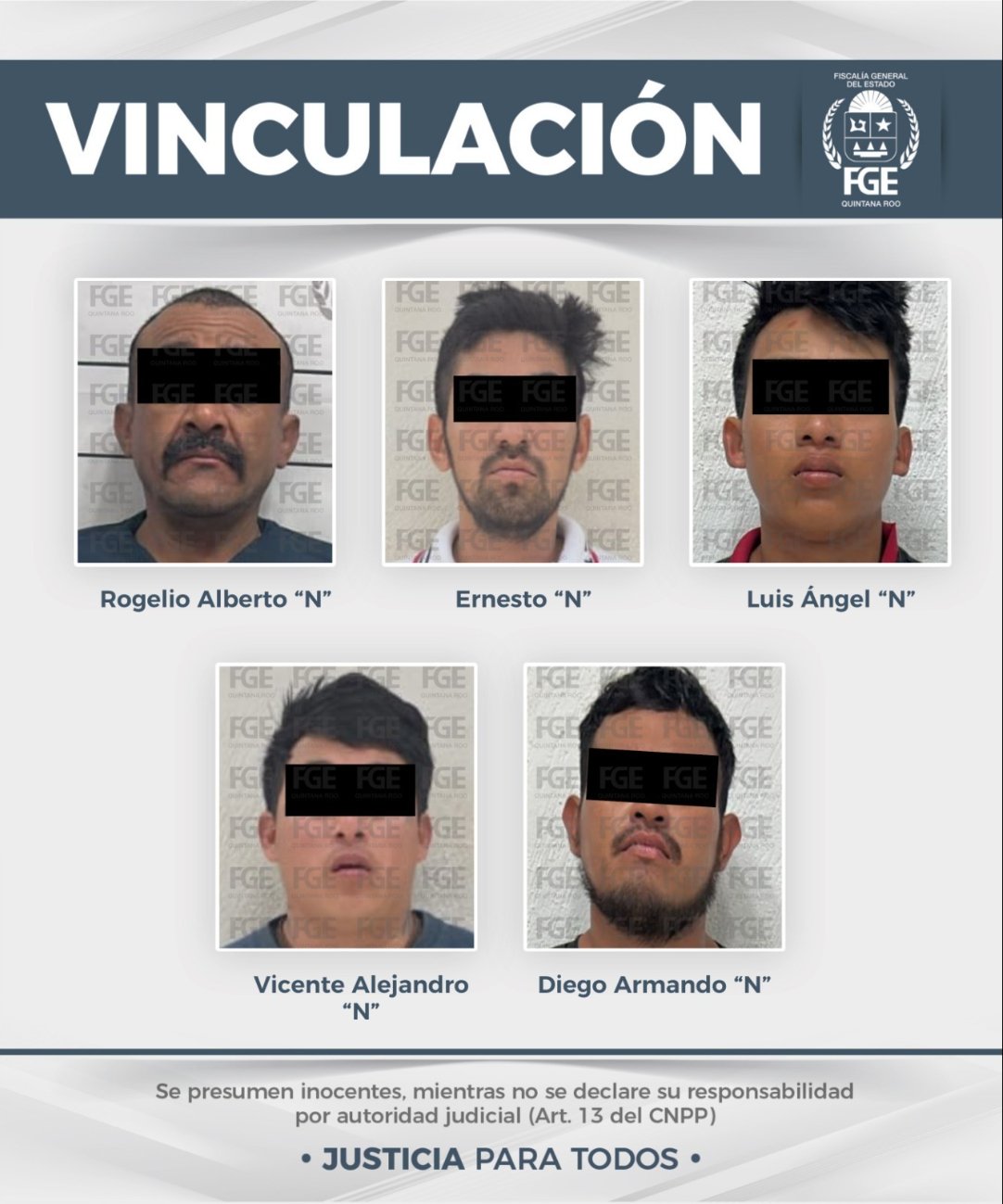 Five men detained during anti-drug operations in Playa del Carmen